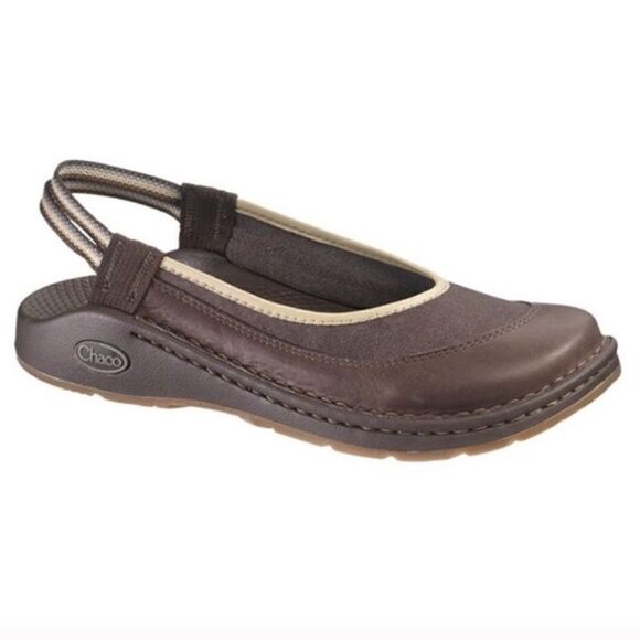 Chaco devotee gunnison slingback brown size 8 - Picture 1 of 6